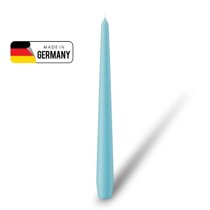 CANDELA CONICA 25X2.5 TURCHESE